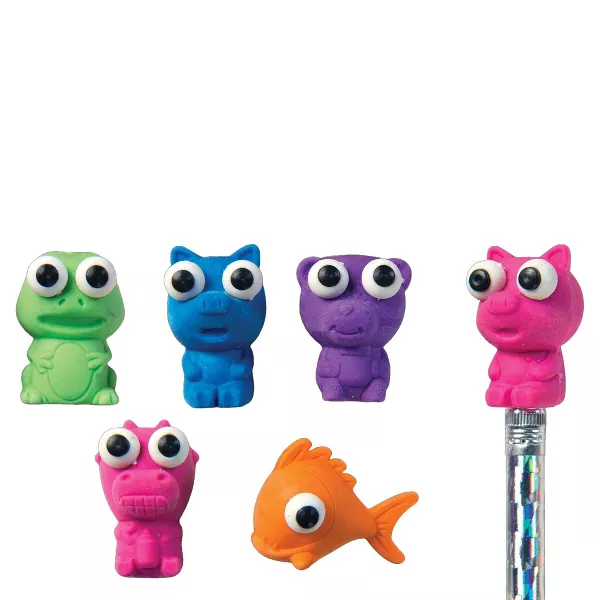 Animal Eraser Toppers (10 Pack) - 图片 2